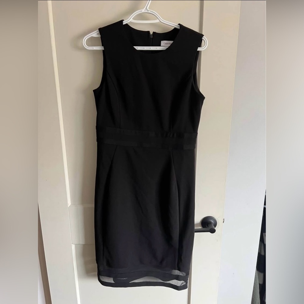 Calvin Klein Black Midi Dress